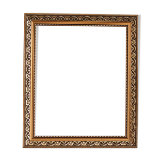 Rococo-style gold frame