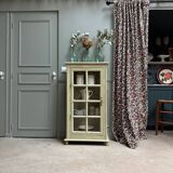 Small patinated display cabinet