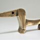 Dachshund bronze pen holder zoomorph design 60s