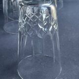8 grands verres cristal taillé