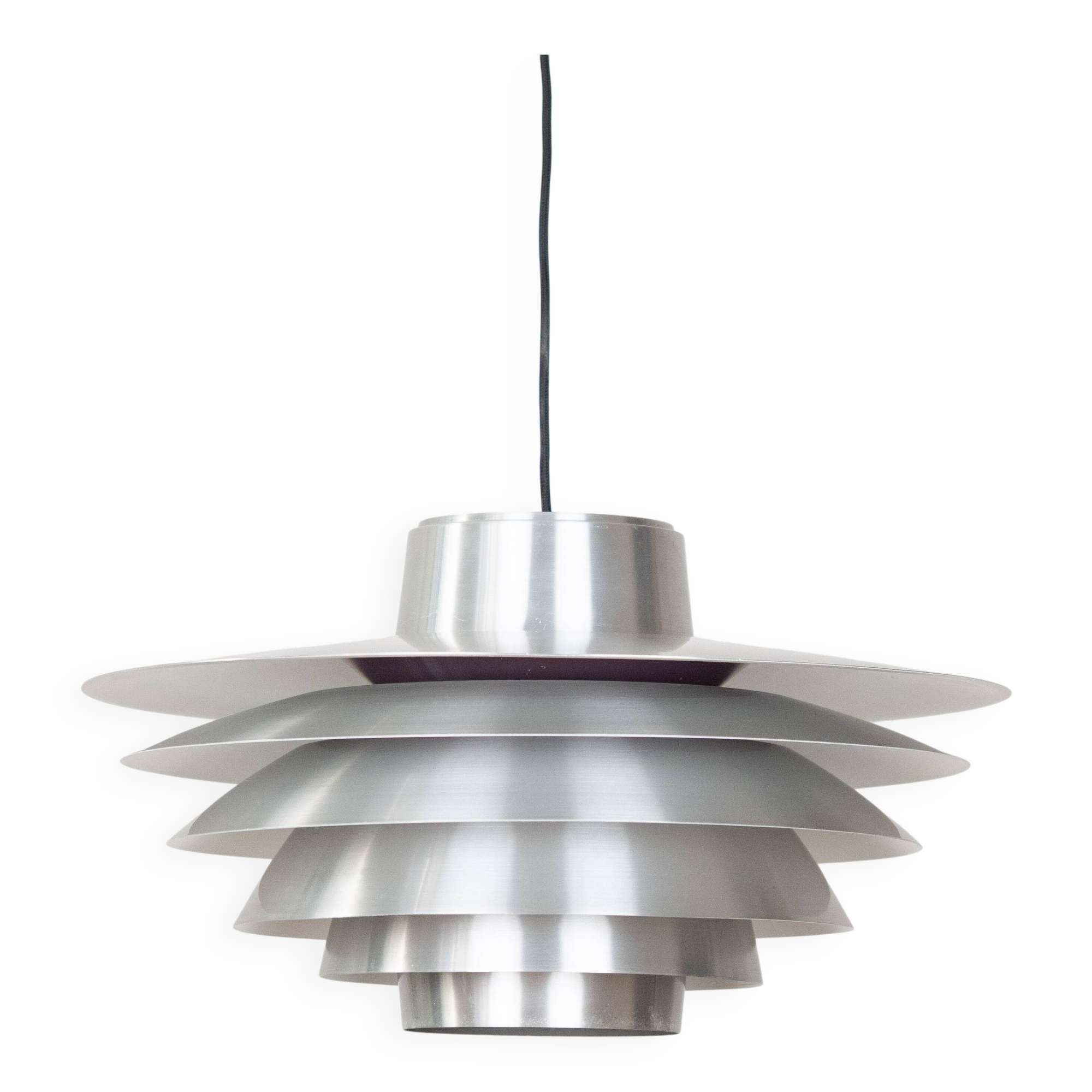 Danish vintage pendant lamp Verona by Svend Middelboe, Lyfa, 1962