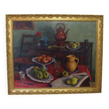 Still life by Fernand Fabre 1950