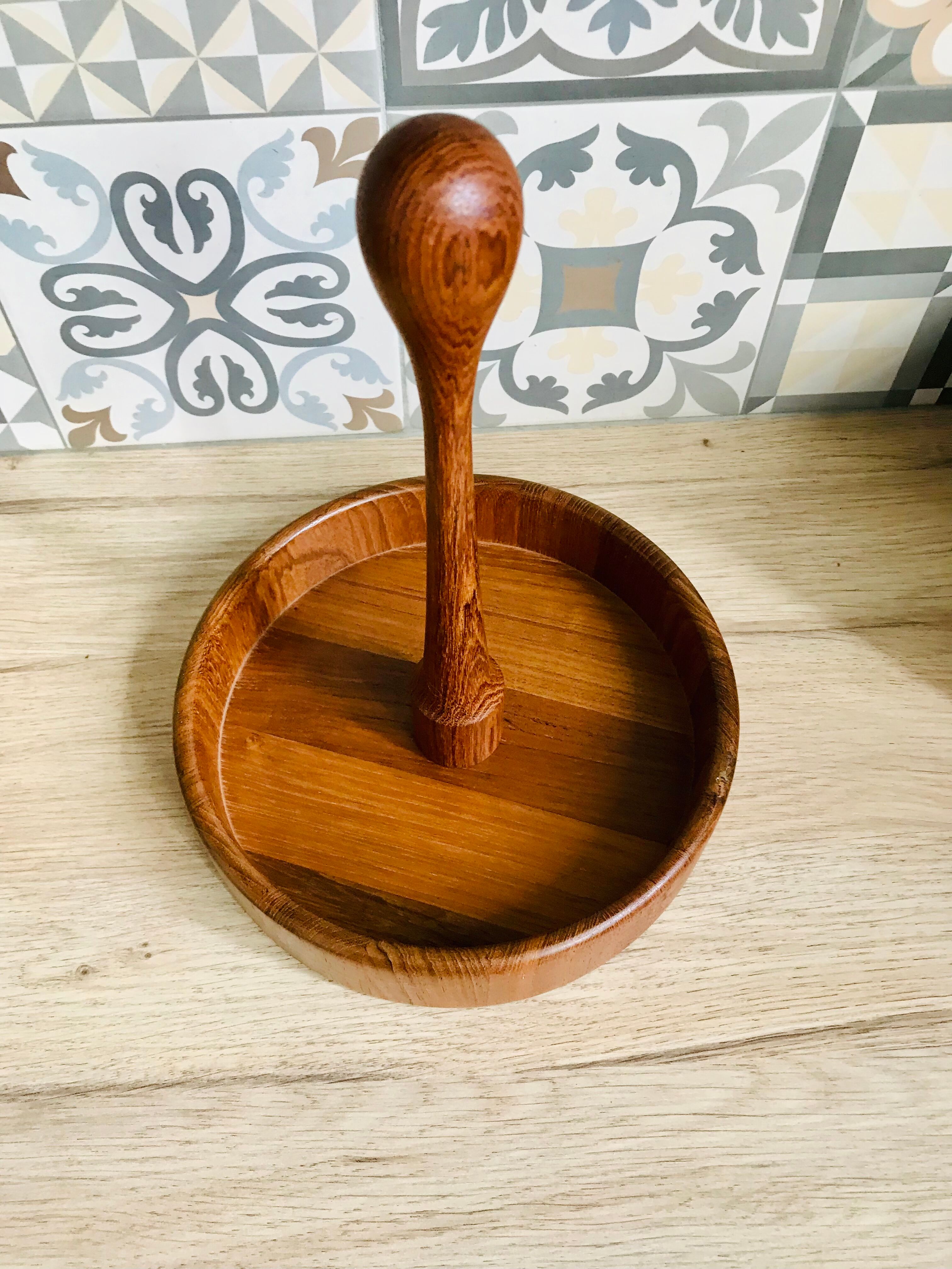 Vintage Scandinavian teak top Digsmed 1964