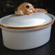 Paris Sologne porcelain terrine dish, Ferrand creation