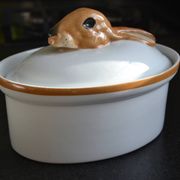 Paris Sologne porcelain terrine dish, Ferrand creation