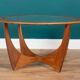 Retro Teak Round 'Astro' 'Fresco' Coffee Table By Victor Wilkins For G Plan