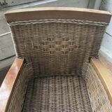 Rattan armchair