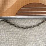 Barber mirror back vintage paper