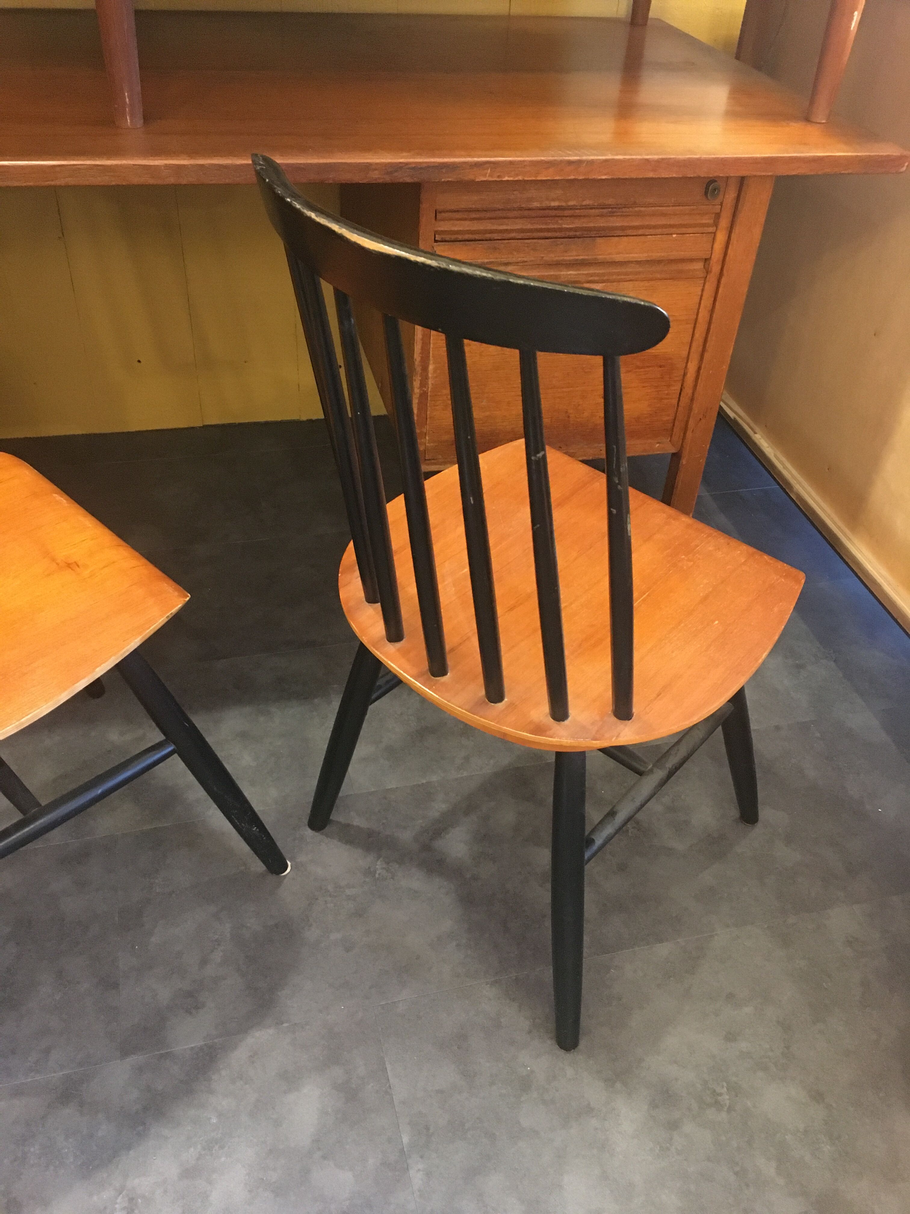 Paire de chaises Fanett d'Ilmari tapiovaara circa 1950