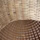 Suspension ball in rattan straw
