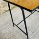 Vintage metal and formica desk with 2 drawers, circa 60's