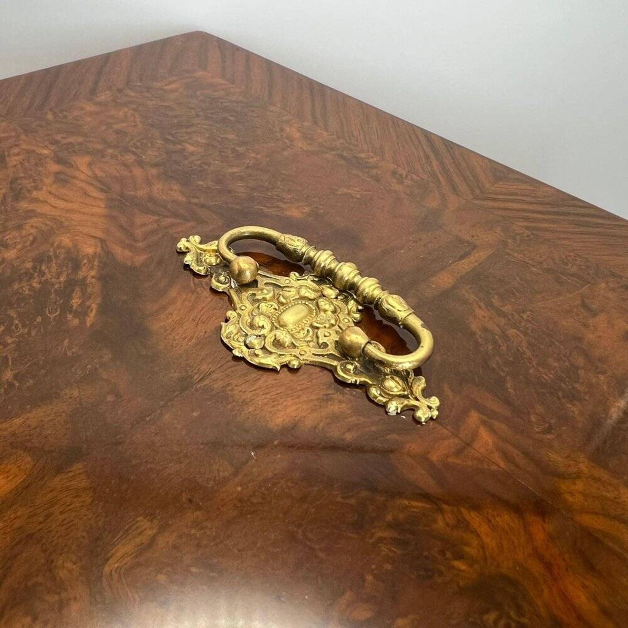 Late Biedermeier Box in Walnut and Walnut Burl, Austria, 1850s