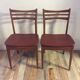 Paire de chaises scandinaves des années 60
