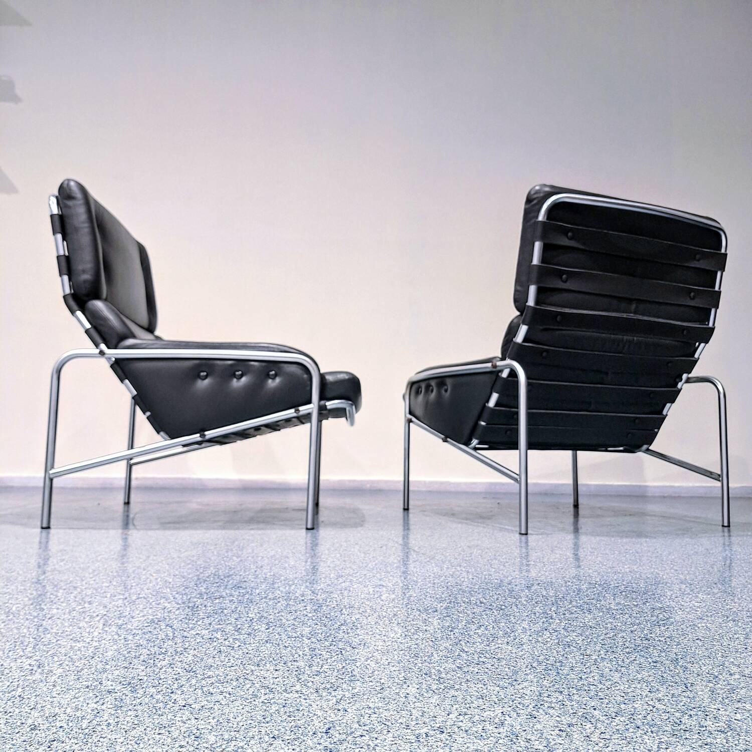 Paire de chaises Nagoya  SZ09 par Martin Visser pour Spectrum ,années 1974