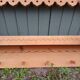 Antique carved wooden wall shelf