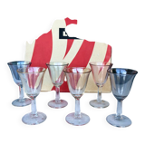 Luminarc vintage alcohol glass set