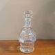 Vintage faceted glass carafe