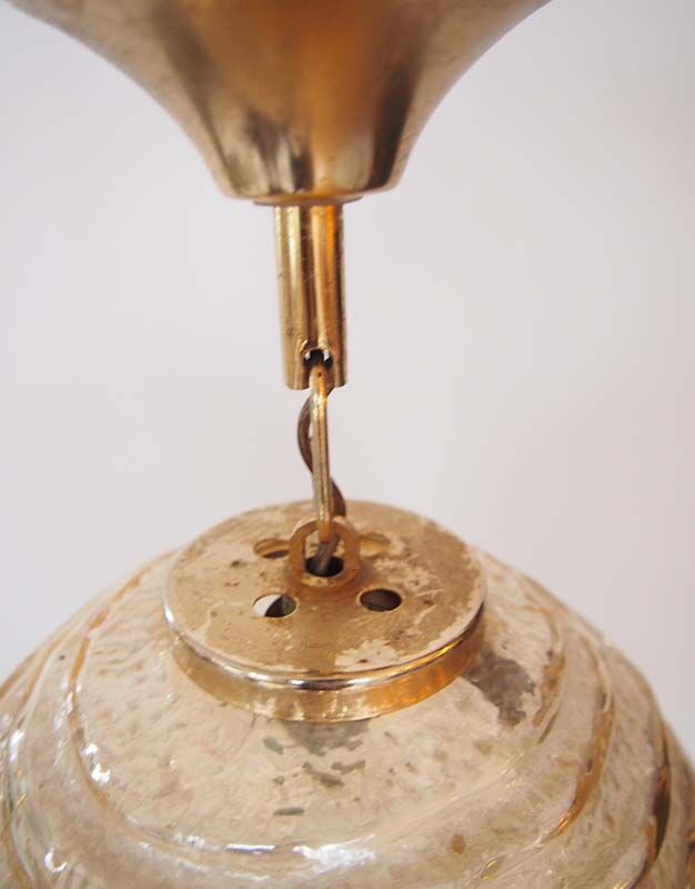 Suspension boule et laiton
