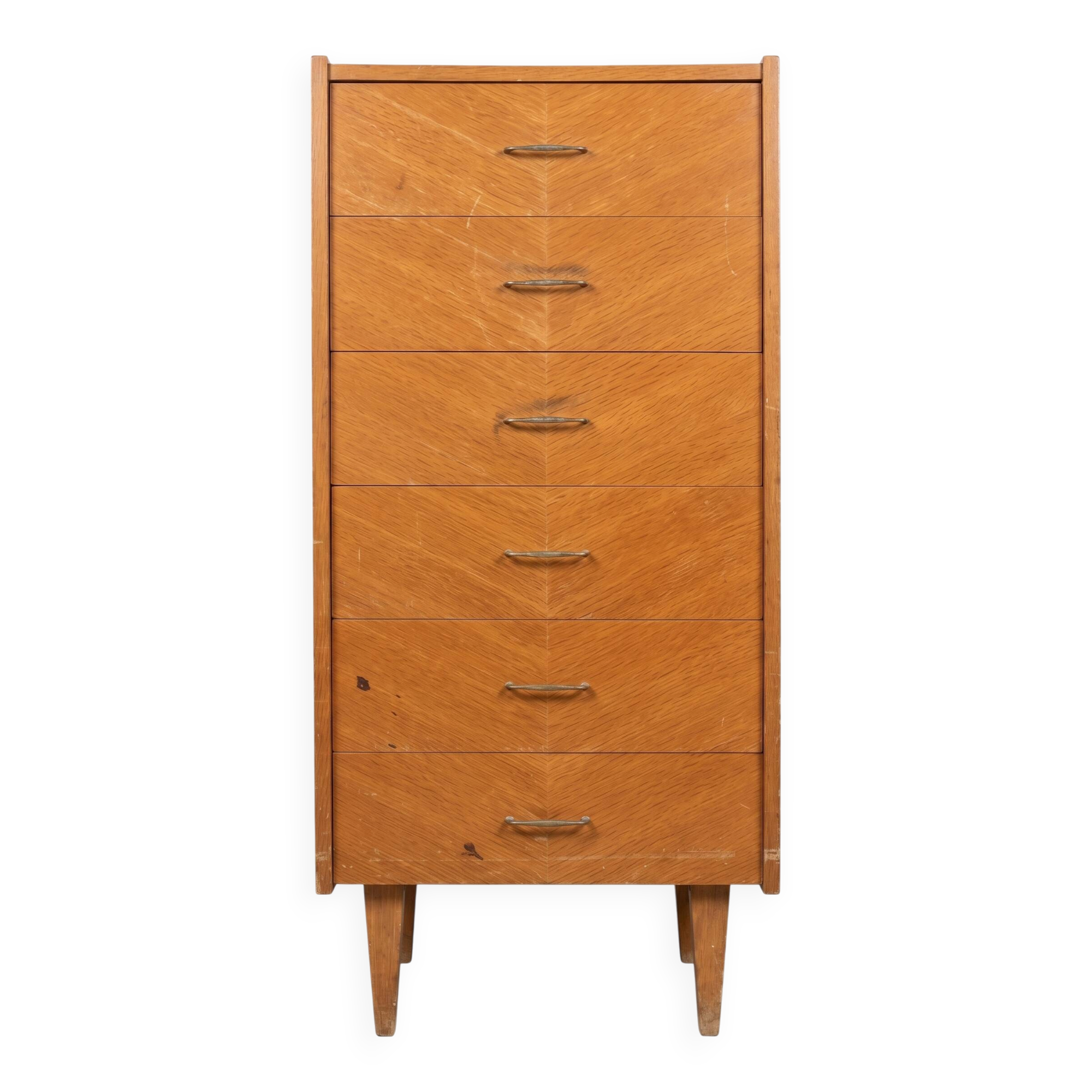 Semainier, commode 6 tiroirs, 1950