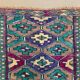 Small vintage turkish rug 91x52 cm, short runner, tribal, shabby, mini carpet