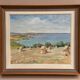 Original Swedish Oil on Panel – “Landscape” by Sven Atterling – Signed – Vintage & Framed – 57 × 49 cm (22.4" × 19.3")