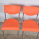 Vintage orange chairs