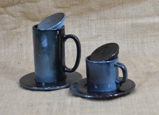Ceramic cup and saucer