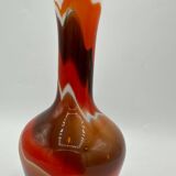 Vase opaline flammée