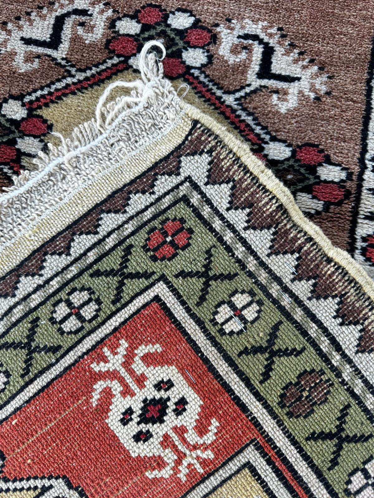 Handmade Turkish rug 2m x 1m