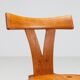 Set of four Scandinavian dining chairs in oak Denmark 1960