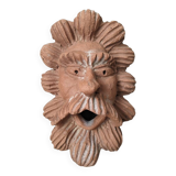 Terracotta wall sculpture, Italian handcrafted