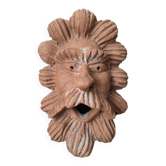 Terracotta wall sculpture, Italian handcrafted