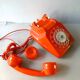 Orange phone to dial socotel s63 of the 1980s