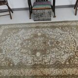 5x7 Brown & Cream Classic Vintage Rug, 150x217Cm SK23625