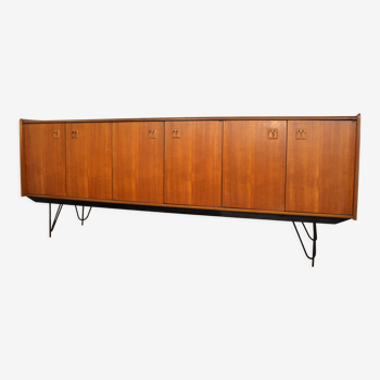 Enfilade scandinave teck et métal lb Larsen Kofod