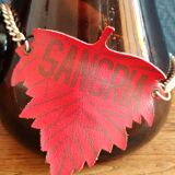 Carafe à Sangria Vintage Espagnole - Pichet en Verre Ambré Rétro