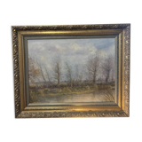 Painting by P. Goetz