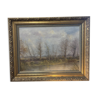Painting by P. Goetz