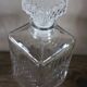 80s crystal whiskey decanter