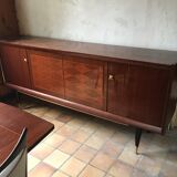 Lacquered wood sideboard NF Meuble