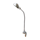 Workshop lamp Jumo 215 metal chrome foot vice 60s