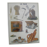Metal advertising plate "Bread"