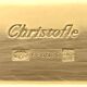 Christofle silver metal tray Albi model