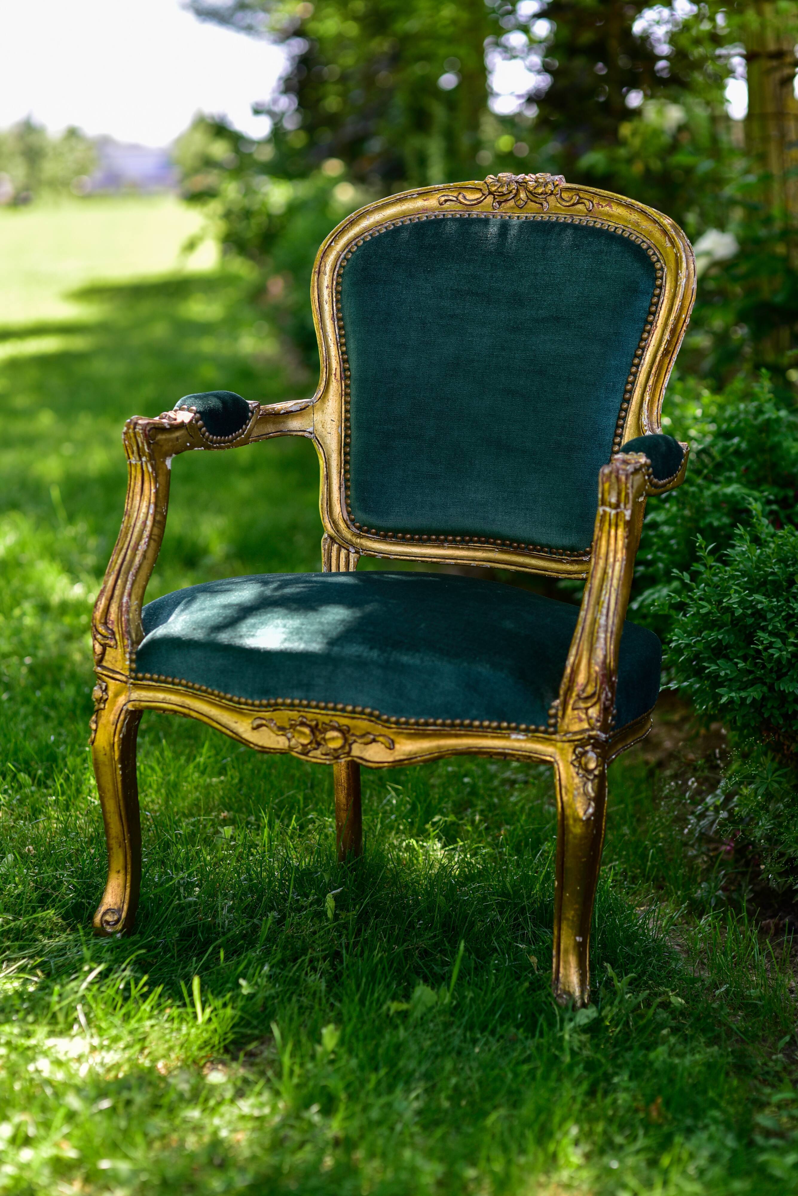 Fauteuils bergères Louis XV