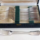 Cutlery set 36 pieces silver metal