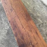 Solid oak bench