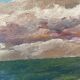 Painting old seascape XXth Marine