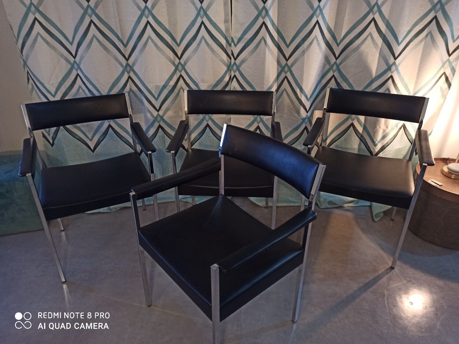 4 Girsberger armchairs