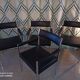 4 Girsberger armchairs