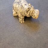 Hippopotame  peint